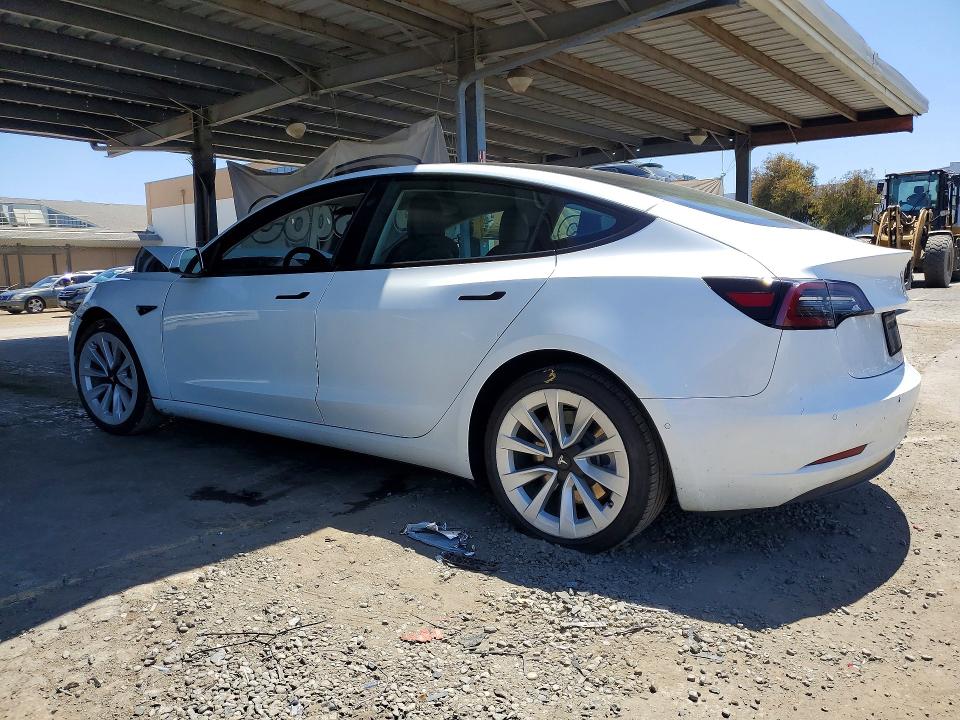 2022 Tesla Model 3 მანქანა იყიდება აუქციონზე, vin: 5YJ3E1EA8NF121387, აუქციონის ნომერი: 54013366