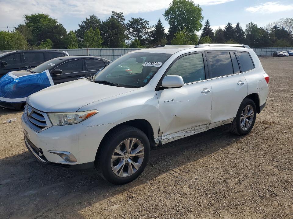 51133706 :رقم المزاد ، 5TDDK3EHXDS186533 vin ، 2013 Toyota Highlander مزاد بيع