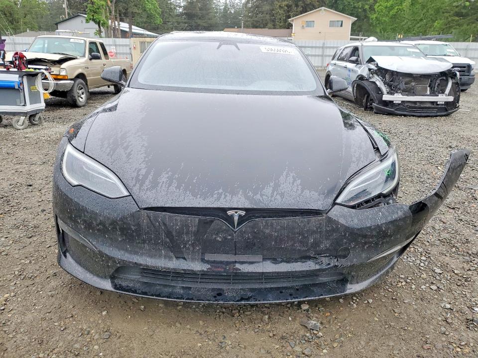 2022 Tesla Model S მანქანა იყიდება აუქციონზე, vin: 5YJSA1E58NF491328, აუქციონის ნომერი: 53650926