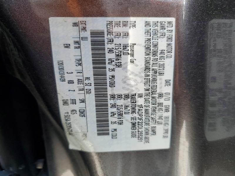 Продаж на аукціоні авто 2013 Ford Focus, vin: 1FADP3F22DL255251, номер лоту: 53819736
