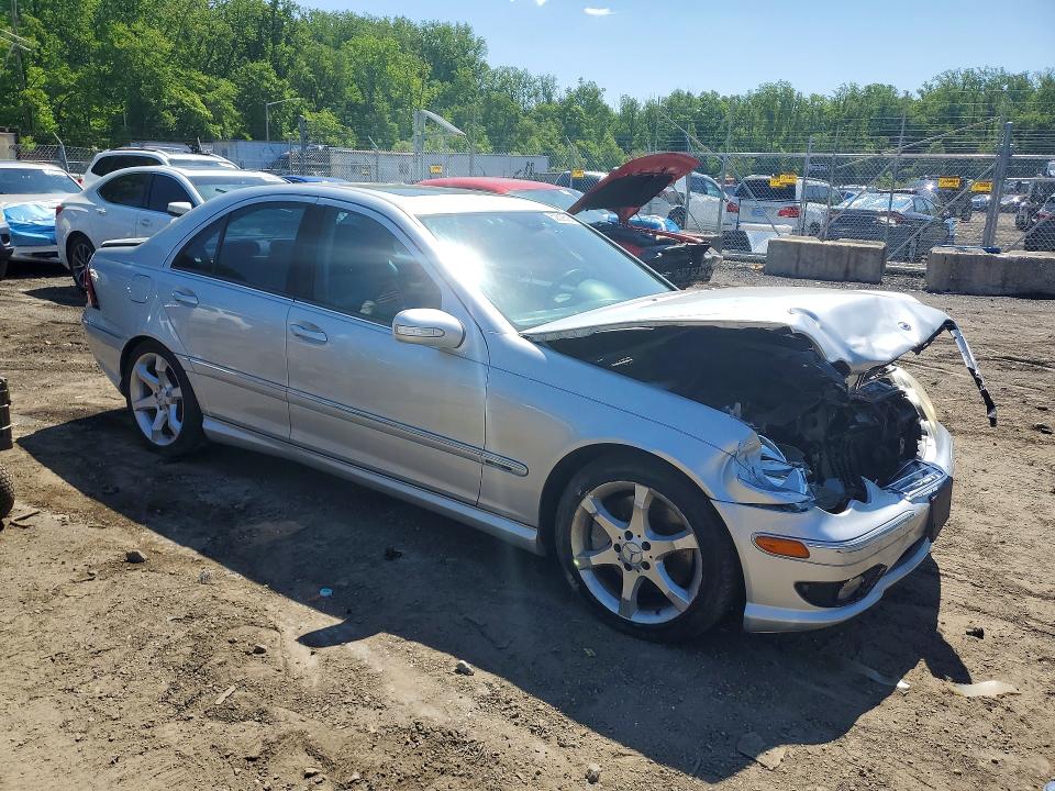 52829536 :رقم المزاد ، WDBRF52HX7F919421 vin ، 2007 Mercedes-benz C مزاد بيع