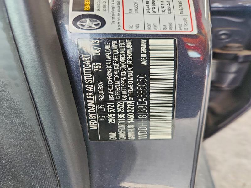 54788496 :رقم المزاد ، WDDHH8JB8EA885050 vin ، 2014 Mercedes-benz E مزاد بيع