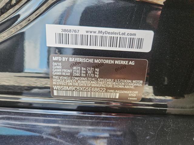 Aukcja sprzedaży 2016 Bmw M3, vin: WBS8M9C5XG5E68622, numer aukcji: 53234466