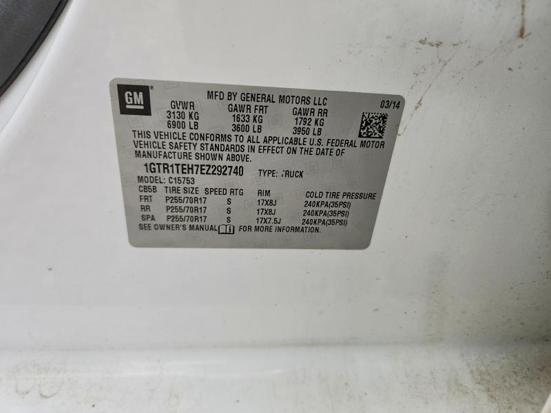 Продаж на аукціоні авто 2014 Gmc Sierra, vin: 1GTR1TEH7EZ292740, номер лоту: 53723576