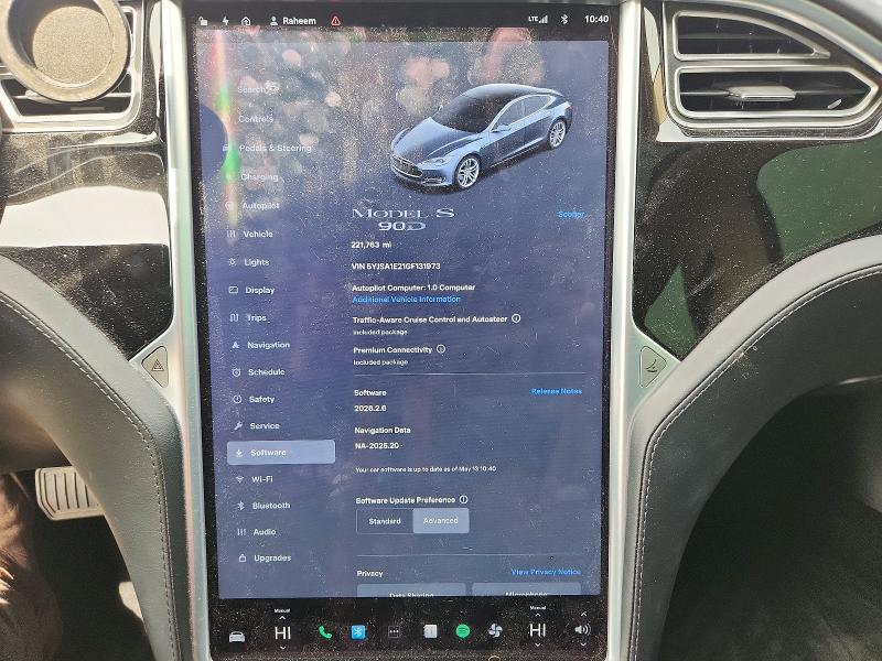 53249536 :رقم المزاد ، 5YJSA1E21GF131973 vin ، 2016 Tesla Model S مزاد بيع