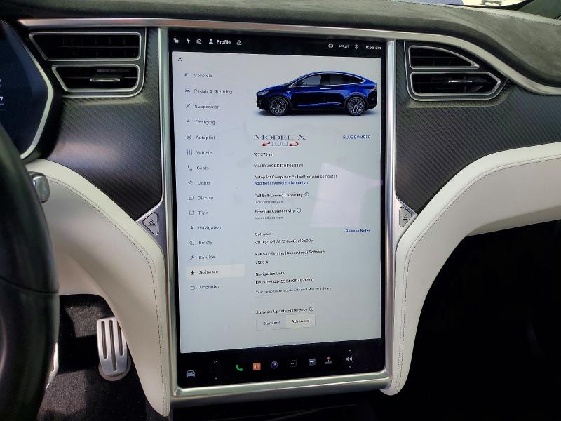 Продажа на аукционе авто 2017 Tesla Model X, vin: 5YJXCBE47HF052865, номер лота: 55106146