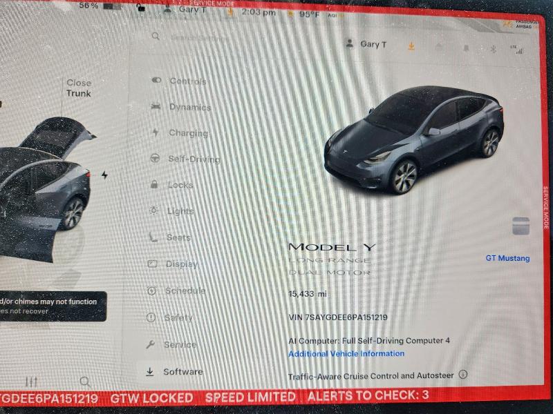 Продажа на аукционе авто 2023 Tesla Model Y, vin: 7SAYGDEE6PA151219, номер лота: 54523566