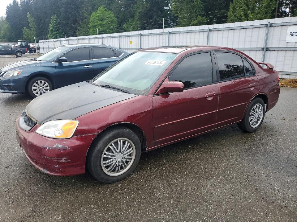 54016186 :رقم المزاد ، JHMES26763S001208 vin ، 2003 Honda Civic مزاد بيع