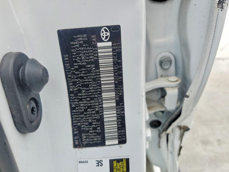 54638276 :رقم المزاد ، 5YFB4MDE7RP142648 vin ، 2024 Toyota Corolla مزاد بيع