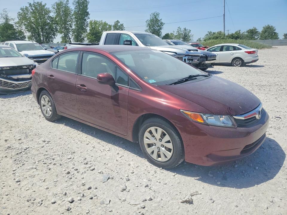 54683816 :رقم المزاد ، 19XFB2F52CE092565 vin ، 2012 Honda Civic مزاد بيع