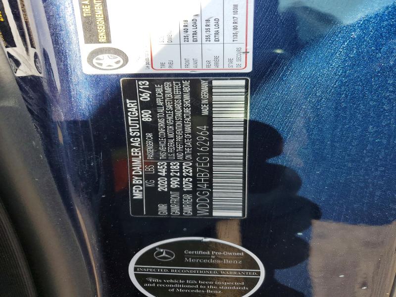 53006616 :رقم المزاد ، WDDGJ4HB7EG162964 vin ، 2014 Mercedes-benz C مزاد بيع