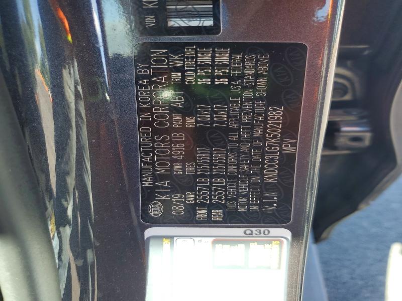 Aukcja sprzedaży 2019 Kia Niro, vin: KNDCC3LG7K5021982, numer aukcji: 53837466