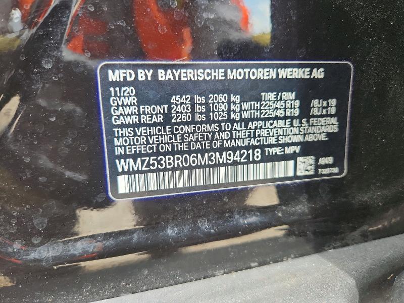 Aukcja sprzedaży 2021 Mini Cooper, vin: WMZ53BR06M3M94218, numer aukcji: 55144966