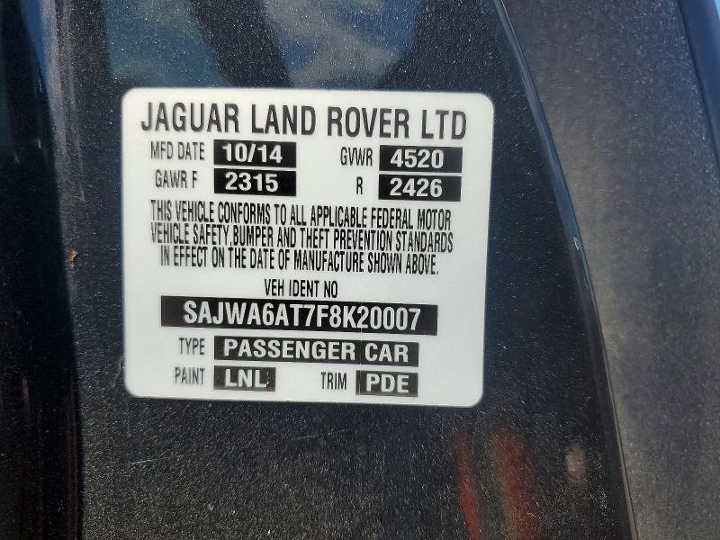 Aukcja sprzedaży 2015 Jaguar F-type, vin: SAJWA6AT7F8K20007, numer aukcji: 53309586