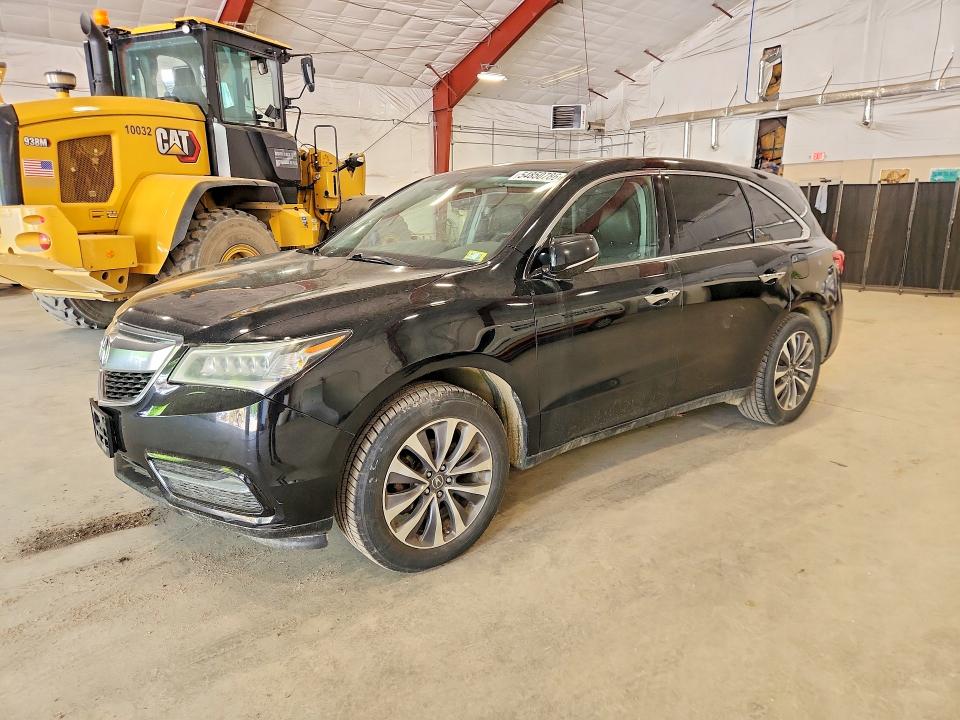 54850786 :رقم المزاد ، 5FRYD4H47FB029395 vin ، 2015 Acura Mdx مزاد بيع