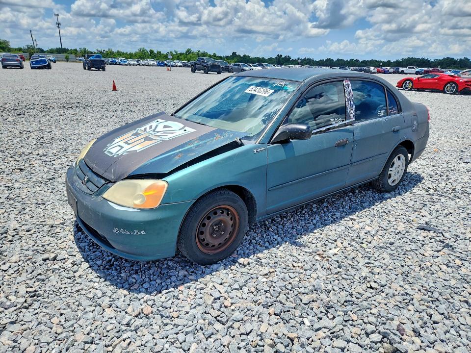 Продаж на аукціоні авто 2002 Honda Civic, vin: 2HGES16512H558092, номер лоту: 53435296