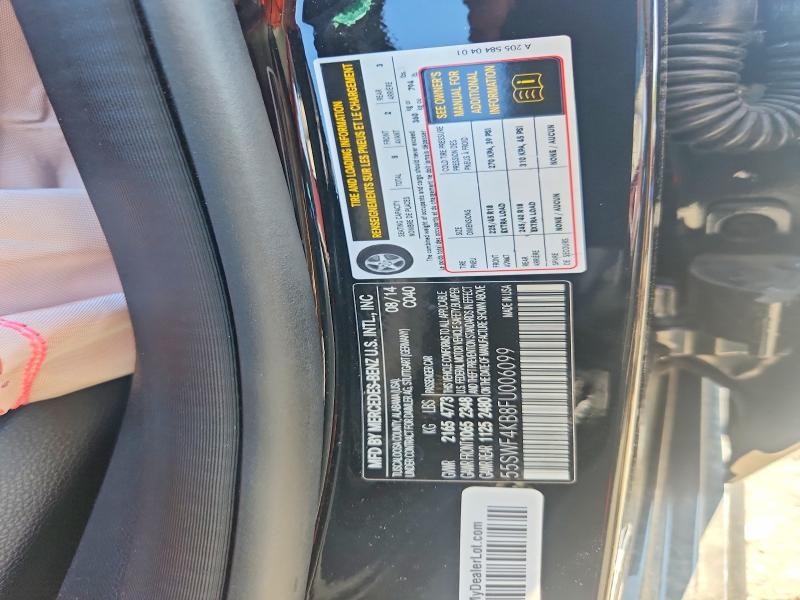 Продаж на аукціоні авто 2015 Mercedes-benz C, vin: 55SWF4KB8FU006099, номер лоту: 53756686
