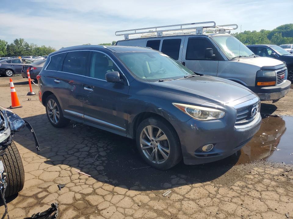53921116 :رقم المزاد ، 5N1AL0MM5DC347428 vin ، 2013 Infiniti Jx35 مزاد بيع