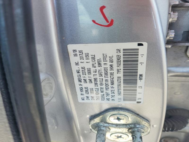 52527436 :رقم المزاد ، 1HGCP26308A147318 vin ، 2008 Honda Accord مزاد بيع