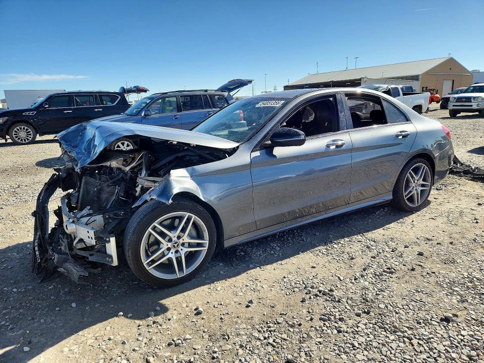 54851356 :رقم المزاد ، 55SWF4JB3JU257235 vin ، 2018 Mercedes-benz C مزاد بيع