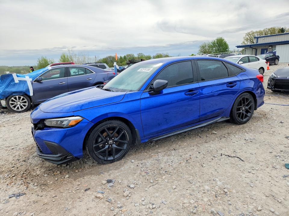 52374156 :رقم المزاد ، 2HGFE2F52NH518769 vin ، 2022 Honda Civic مزاد بيع