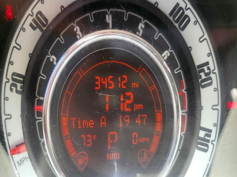 54906426 :رقم المزاد ، 3C3CFFER7CT119035 vin ، 2012 Fiat 500 مزاد بيع