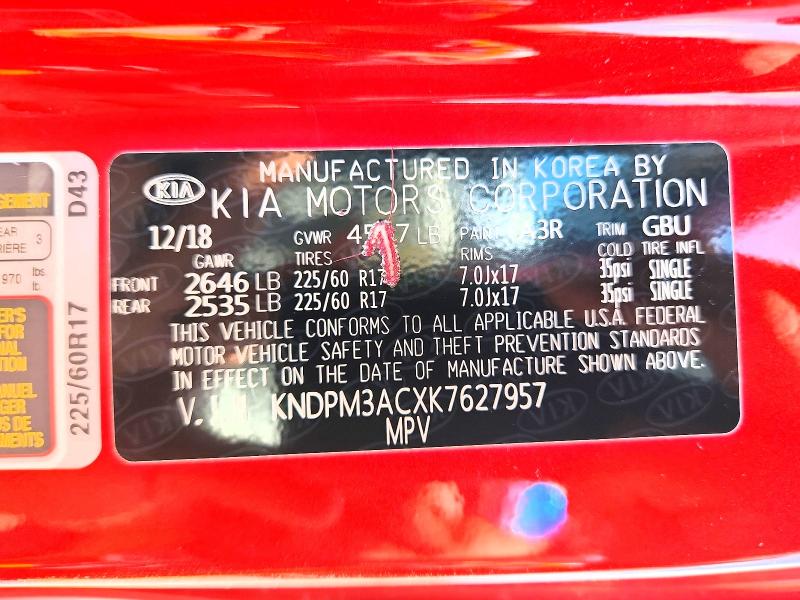 Продаж на аукціоні авто 2019 Kia Sportage, vin: KNDPM3ACXK7627957, номер лоту: 54545026