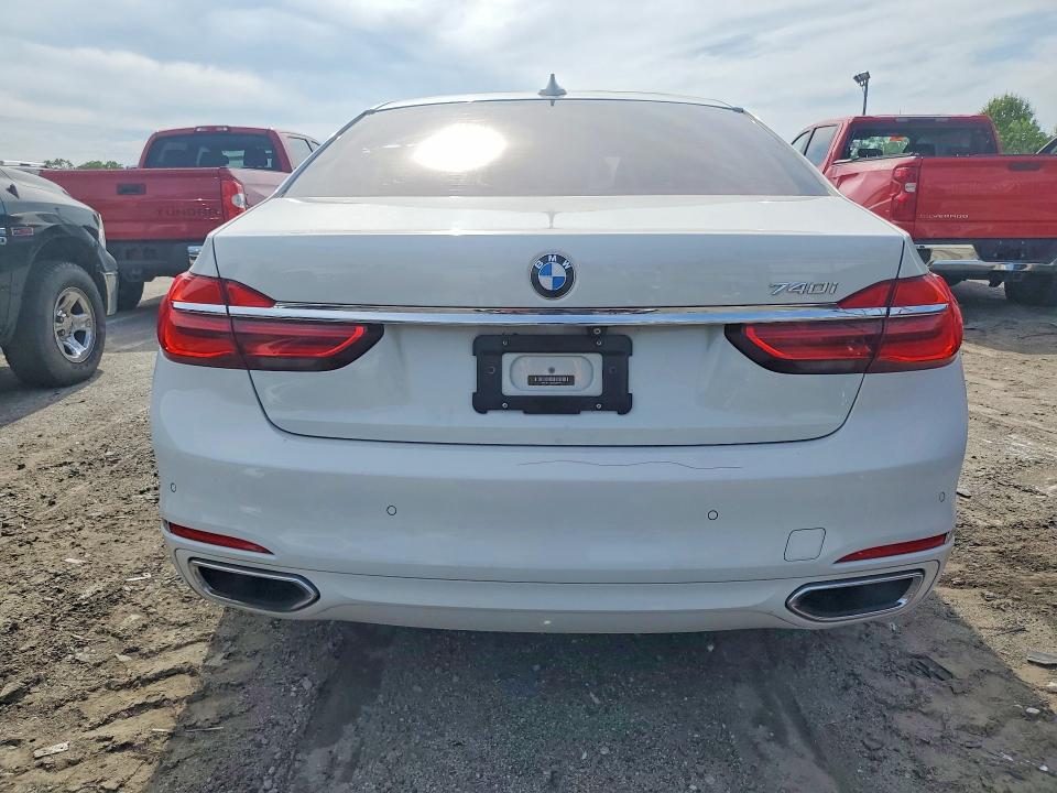 2016 Bmw 740 მანქანა იყიდება აუქციონზე, vin: WBA7E2C50GG503836, აუქციონის ნომერი: 54079176