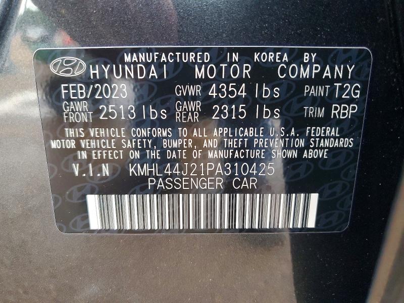 Aukcja sprzedaży 2023 Hyundai Sonata, vin: KMHL44J21PA310425, numer aukcji: 54618956