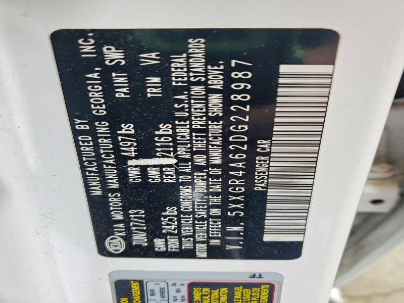 Продаж на аукціоні авто 2013 Kia Optima, vin: 5XXGR4A62DG228987, номер лоту: 53246316