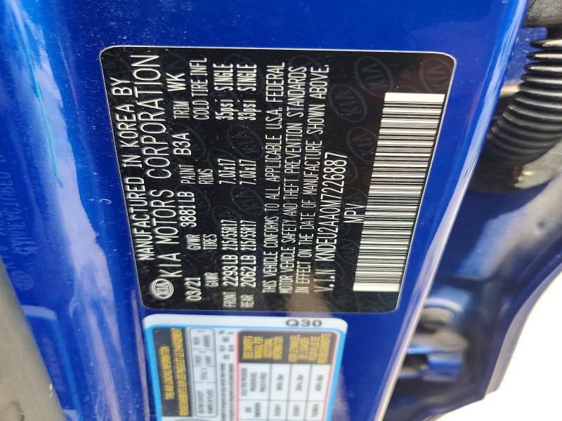 Продажа на аукционе авто 2021 Kia Seltos, vin: KNDEU2AA0M7226887, номер лота: 54354696