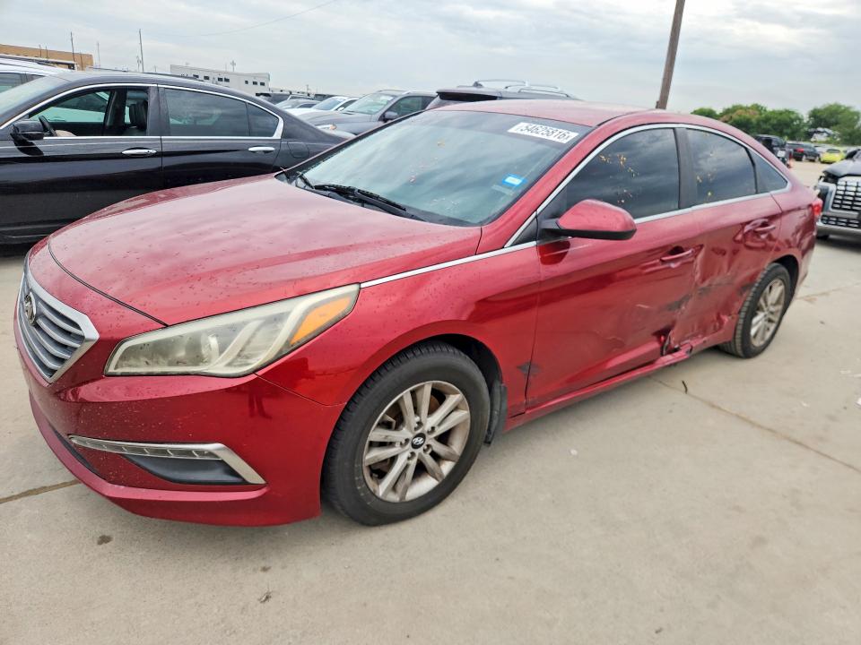 Auction sale of the 2015 Hyundai Sonata, vin: 5NPE24AF3FH245204, lot number: 54625816