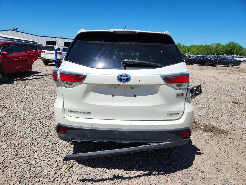 Продаж на аукціоні авто 2016 Toyota Highlander Hybrid, vin: 5TDDCRFH7GS014771, номер лоту: 54371996