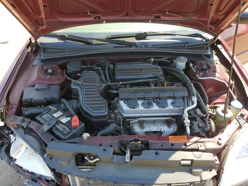 Продаж на аукціоні авто 2002 Honda Civic, vin: 2HGES16572H580839, номер лоту: 53632616