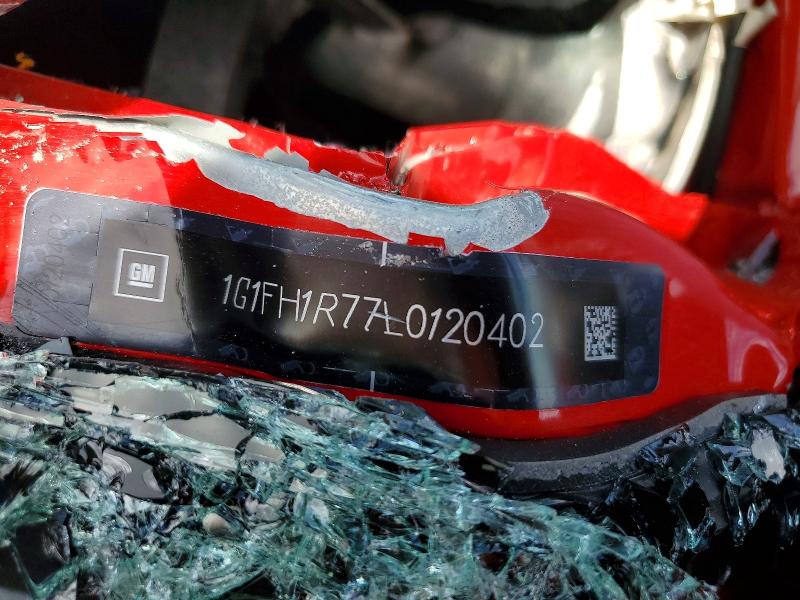2020 Chevrolet Camaro მანქანა იყიდება აუქციონზე, vin: 1G1FH1R77L0120402, აუქციონის ნომერი: 51988716