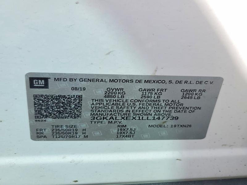 54370666 :رقم المزاد ، 3GKALXEX1LL147739 vin ، 2020 Gmc Terrain مزاد بيع