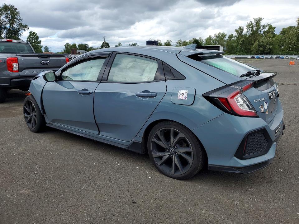53460386 :رقم المزاد ، SHHFK7H42JU401989 vin ، 2018 Honda Civic مزاد بيع