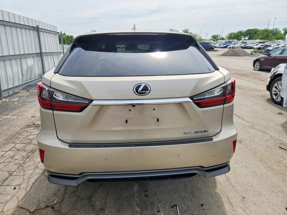 Продаж на аукціоні авто 2017 Lexus Rx 450h, vin: 2T2BGMCA9HC019322, номер лоту: 54389216