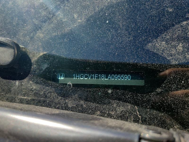 Aukcja sprzedaży 2020 Honda Accord, vin: 1HGCV1F18LA095590, numer aukcji: 51455916