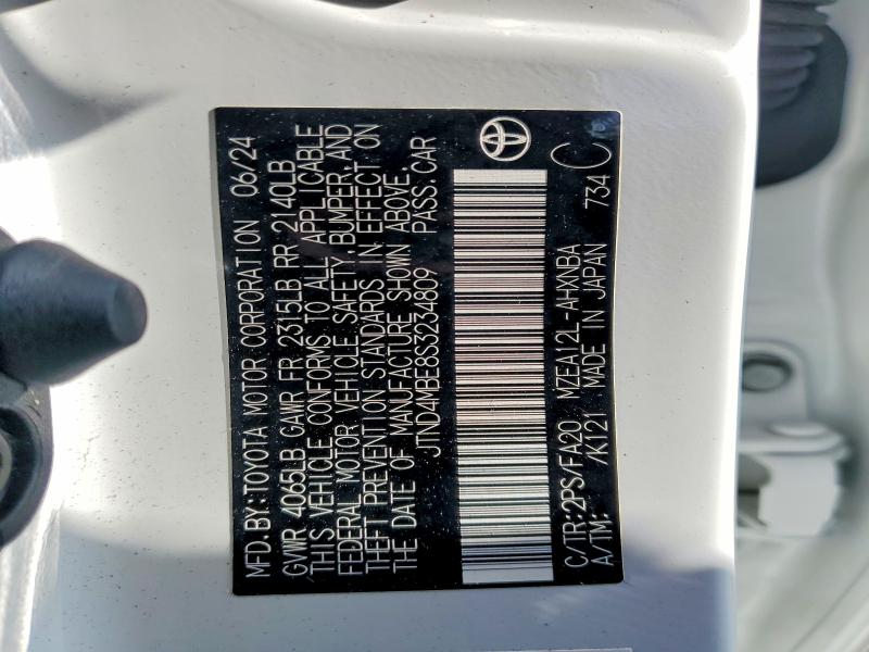 Продажа на аукционе авто 2025 Toyota Corolla Hatchback, vin: JTND4MBE8S3234809, номер лота: 53127356