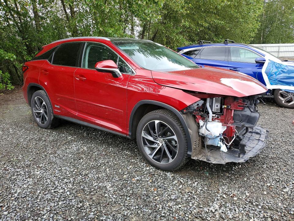 52857536 :رقم المزاد ، 2T2BGMCA0HC020052 vin ، 2017 Lexus Rx 450h مزاد بيع