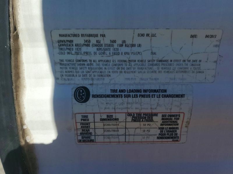 Продаж на аукціоні авто 2014 Unknown Unknown, vin: 1E92T3120E1487218, номер лоту: 53000176
