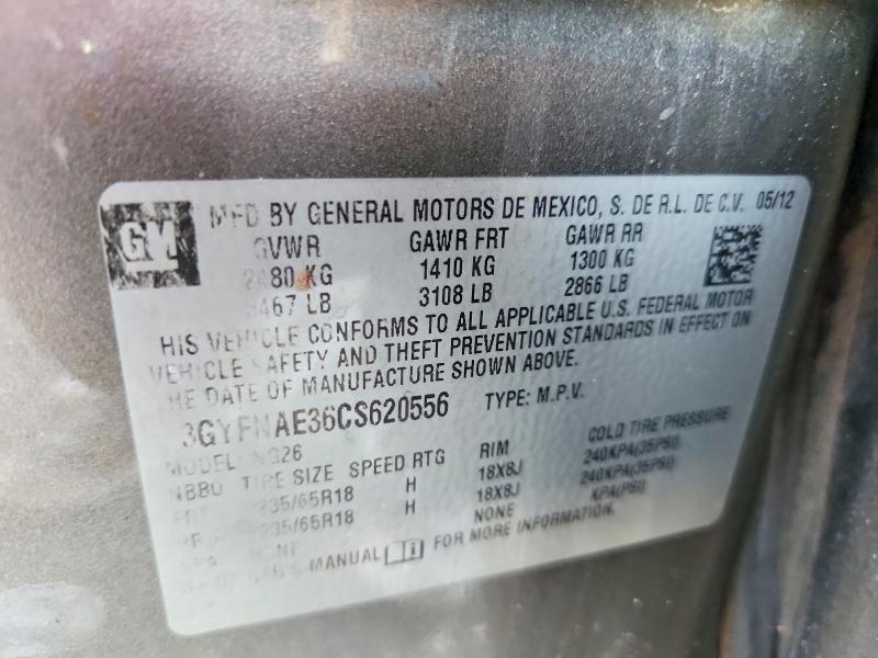 Продаж на аукціоні авто 2012 Cadillac Srx, vin: 3GYFNAE36CS620556, номер лоту: 53327316