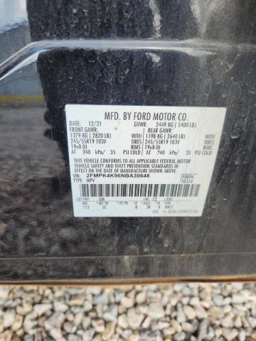 Продажа на аукционе авто 2022 Ford Edge, vin: 2FMPK4K96NBA30648, номер лота: 54918636