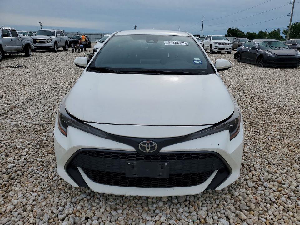 54268786 :رقم المزاد ، JTND4MBE0N3154599 vin ، 2022 Toyota Corolla Hatchback مزاد بيع