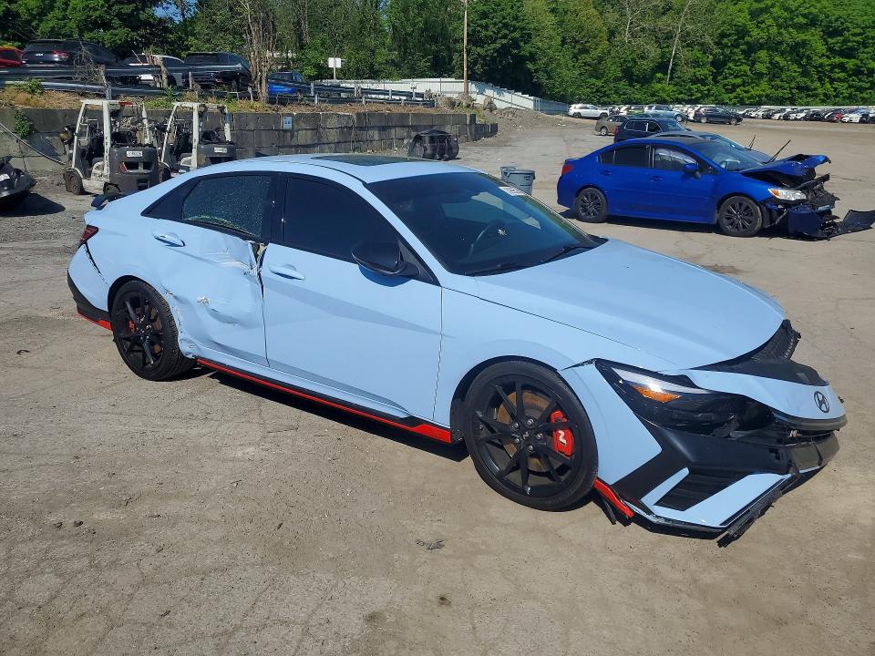 53999536 :رقم المزاد ، KMHLW4DKXSU025283 vin ، 2025 Hyundai Elantra N مزاد بيع