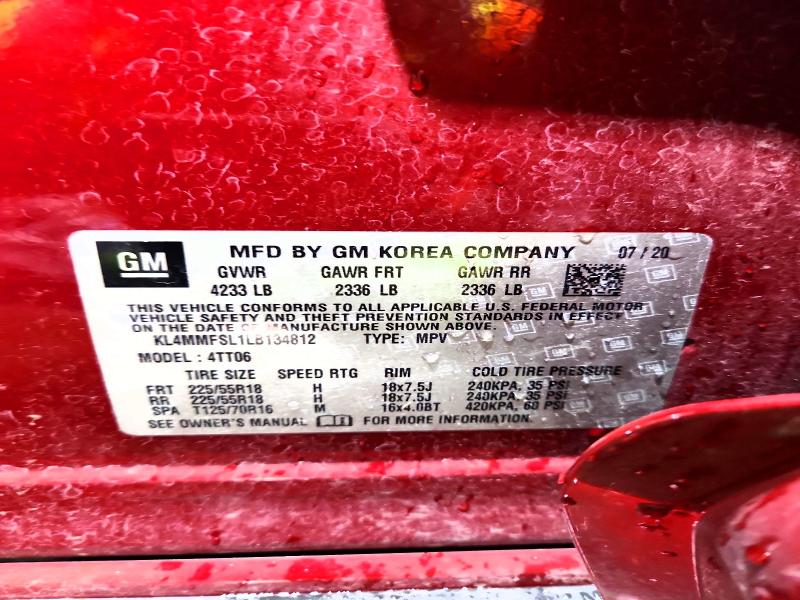 Продаж на аукціоні авто 2020 Buick Encore Gx, vin: KL4MMFSL1LB134812, номер лоту: 53245986