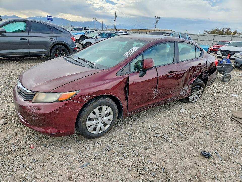 53918386 :رقم المزاد ، 19XFB2F58CE057979 vin ، 2012 Honda Civic مزاد بيع