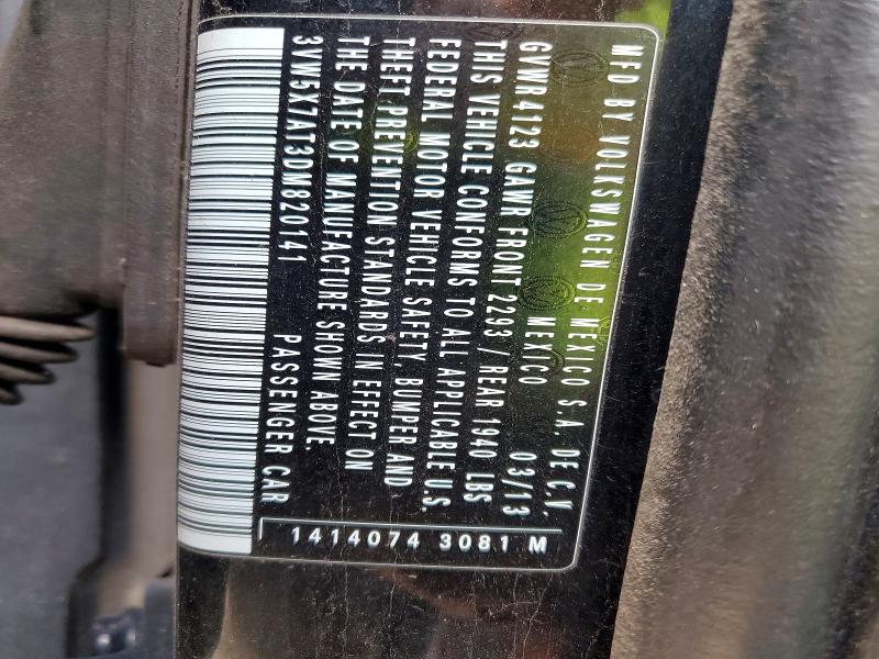 Продажа на аукционе авто 2013 Volkswagen Beetle, vin: 3VW5X7AT3DM820141, номер лота: 52865226