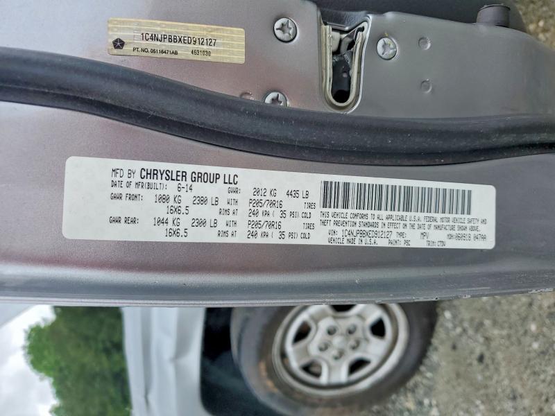 Продаж на аукціоні авто 2014 Jeep Patriot, vin: 1C4NJPBBXED912127, номер лоту: 55269906